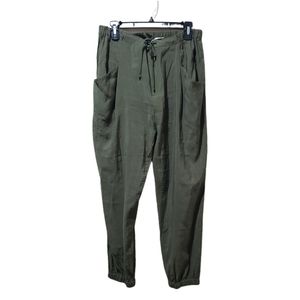 Forest green drawstring trouser dress pants XL